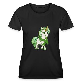 Don d’organes Greffe d’organes Don d’organes - T-shirt sport Femme - noir - Devant - AI Model Female 172 light (172cm)