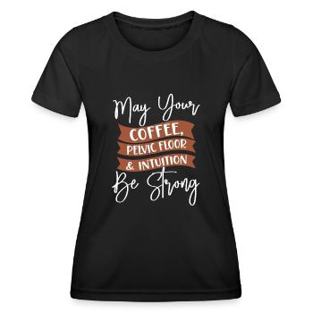 LD Labour And Delivery Nurse - Women's Functional T-Shirt - black - Front - AI Model Female 172 light (172cm)