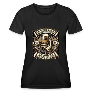 57th Birthday Man Vintage 1967 Year of Legends - Women's Functional T-Shirt - black - Front - AI Model Female 172 light (172cm)
