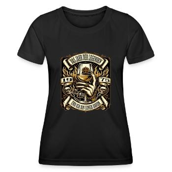 49 Geburtstag Mann Jahrgang 1975 Jahr Der Legenden - Frauen Funktions-T-Shirt - Schwarz - Vorne - AI Model Female 172 light (172cm)