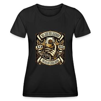 38th Birthday Man Vintage 1986 Year of Legends - Women's Functional T-Shirt - black - Front - AI Model Female 172 light (172cm)