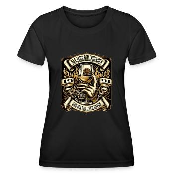 33rd Birthday Man Vintage 1991 Year of Legends - Women's Functional T-Shirt - black - Front - AI Model Female 172 light (172cm)