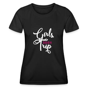 Girls Trip 2024 Girls' Tour Girls' Trip Girls' Trip - T-shirt sport Femme - noir - Devant - AI Model Female 172 light (172cm)