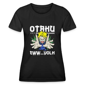 Otaku Manga Japonais Anime Japon Cadeau - T-shirt sport Femme - noir - Devant - AI Model Female 172 light (172cm)