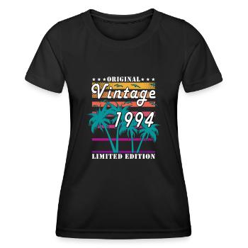 1994 Vintage Retro Jahrgang Geburtstag Geschenk - Frauen Funktions-T-Shirt - Schwarz - Vorne - AI Model Female 172 light (172cm)