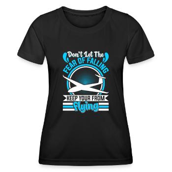 Glider - Women's Functional T-Shirt - black - Front - AI Model Female 172 light (172cm)