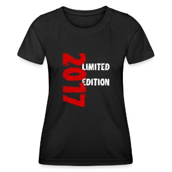 2017 Édition Limitée Anniversaire Cadeau Décoration - T-shirt sport Femme - noir - Devant - AI Model Female 172 light (172cm)