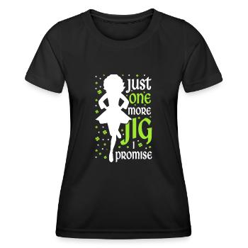 Irischer Tanz Irisches Tanzen - Frauen Funktions-T-Shirt - Schwarz - Vorne - AI Model Female 172 light (172cm)