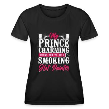 House Painter Decorator Girlfriend - Women's Functional T-Shirt - black - Front - AI Model Female 172 light (172cm)