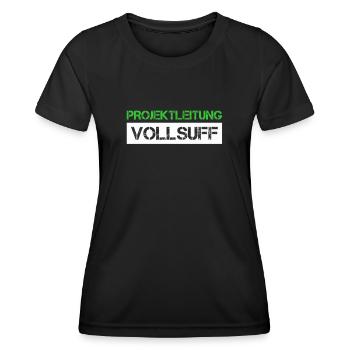 Bier Saufen Shirt Damen Herren Feiern Partnerlook - Frauen Funktions-T-Shirt - Schwarz - Vorne - AI Model Female 172 light (172cm)