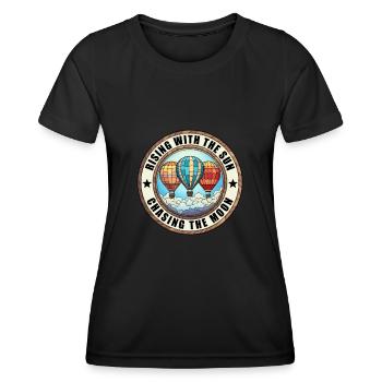 Balloon - Women's Functional T-Shirt - black - Front - AI Model Female 172 light (172cm)