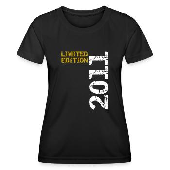 2011 Limited Edition Geburtstag Geschenk Frau Mann - Frauen Funktions-T-Shirt - Schwarz - Vorne - AI Model Female 172 light (172cm)