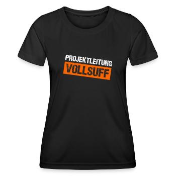 Bier Saufen Shirt Damen Herren Feiern Partnerlook - Frauen Funktions-T-Shirt - Schwarz - Vorne - AI Model Female 172 light (172cm)