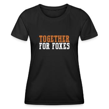 Anti-fox hunting accessories - Women's Functional T-Shirt - black - Front - AI Model Female 172 light (172cm)