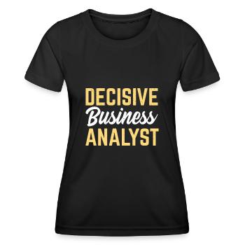 Business Administration Business Administration Office - Women's Functional T-Shirt - black - Front - AI Model Female 172 light (172cm)