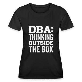 Business Administration Business Administration Office - Women's Functional T-Shirt - black - Front - AI Model Female 172 light (172cm)