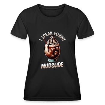 Mudslide Cocktail - Frauen Funktions-T-Shirt - Schwarz - Vorne - AI Model Female 172 light (172cm)