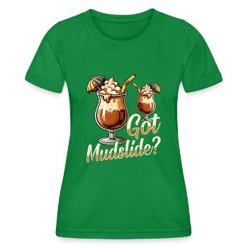 Mudslide Cocktail - Frauen Funktions-T-Shirt - Kelly Green - Vorne - AI Model Female 172 dark (172cm)