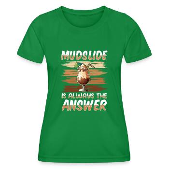 Mudslide Cocktail - Frauen Funktions-T-Shirt - Kelly Green - Vorne - AI Model Female 172 dark (172cm)