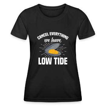 Mussels Seafood - Women's Functional T-Shirt - black - Front - AI Model Female 172 light (172cm)