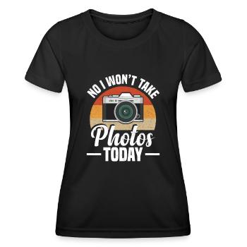Content Creators & Social Media Influencers - Women's Functional T-Shirt - black - Front - AI Model Female 172 light (172cm)
