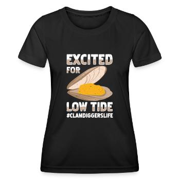 Mussels Seafood - Women's Functional T-Shirt - black - Front - AI Model Female 172 light (172cm)