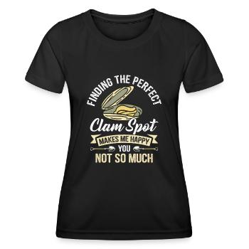 Mussels Seafood - Women's Functional T-Shirt - black - Front - AI Model Female 172 light (172cm)