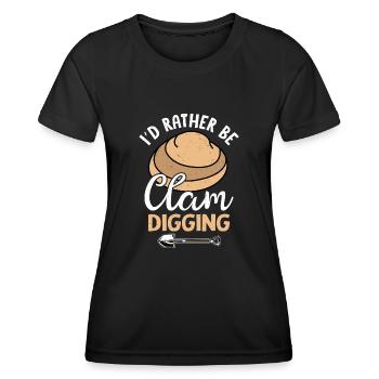 Mussels Seafood - Women's Functional T-Shirt - black - Front - AI Model Female 172 light (172cm)