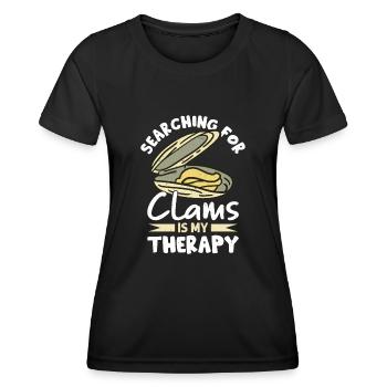 Mussels Seafood - Women's Functional T-Shirt - black - Front - AI Model Female 172 light (172cm)