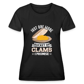 Mussels Seafood - Women's Functional T-Shirt - black - Front - AI Model Female 172 light (172cm)