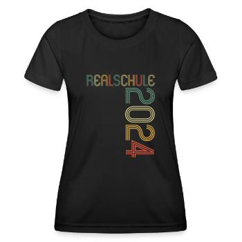 Lycée Jeunes Filles Lycée 2024 - T-shirt sport Femme - noir - Devant - AI Model Female 172 light (172cm)
