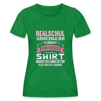 Lycée Jeunes Filles Lycée 2024 - T-shirt sport Femme - vert - Devant - AI Model Female 172 dark (172cm)