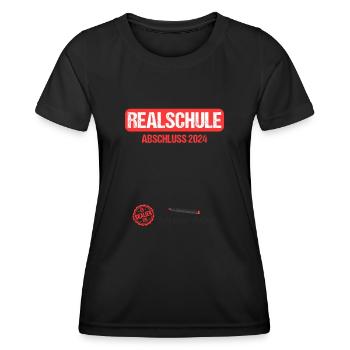 Lycée Jeunes Filles Lycée 2024 - T-shirt sport Femme - noir - Devant - AI Model Female 172 light (172cm)