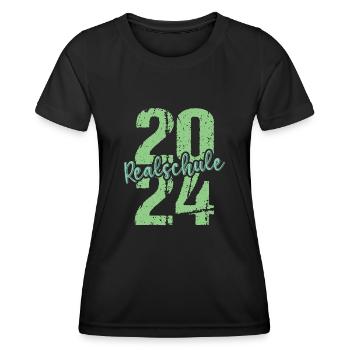 Lycée Jeunes Filles Lycée 2024 - T-shirt sport Femme - noir - Devant - AI Model Female 172 light (172cm)