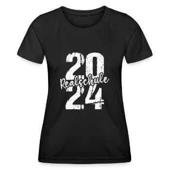 Lycée Jeunes Filles Lycée 2024 - T-shirt sport Femme - noir - Devant - AI Model Female 172 light (172cm)