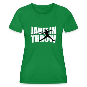 Javelin Throw 7 - Women's Functional T-Shirt - kelly green - Front - AI Model Female 172 dark (172cm)
