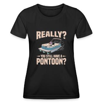 Capitaine Tritoon - T-shirt sport Femme - noir - Devant - AI Model Female 172 light (172cm)