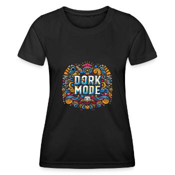 Mode Dork 8 - T-shirt sport Femme - noir - Devant - AI Model Female 172 light (172cm)
