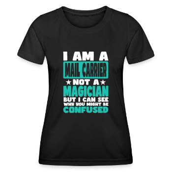 Mail Carrier - Women's Functional T-Shirt - black - Front - AI Model Female 172 light (172cm)