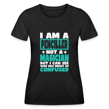 Penciller - Women's Functional T-Shirt - black - Front - AI Model Female 172 light (172cm)