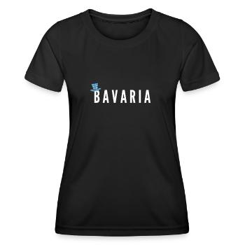 Bayern Bavière - T-shirt sport Femme - noir - Devant - AI Model Female 172 light (172cm)
