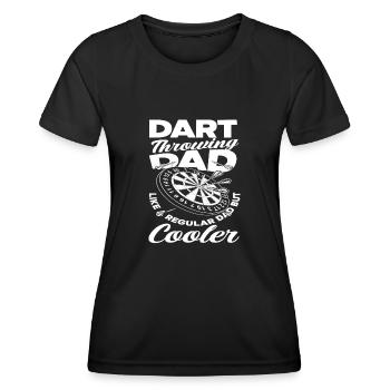 Dart Dad - Women's Functional T-Shirt - black - Front - AI Model Female 172 light (172cm)