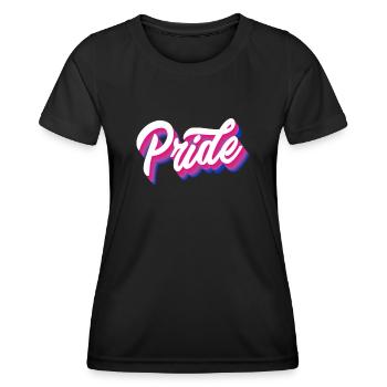 Proud Bisexual Gender Bisexuality - Women's Functional T-Shirt - black - Front - AI Model Female 172 light (172cm)