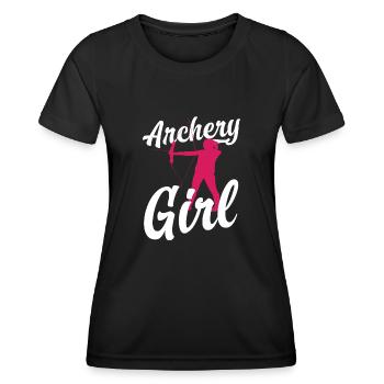 Archery Women - Women's Functional T-Shirt - black - Front - AI Model Female 172 light (172cm)