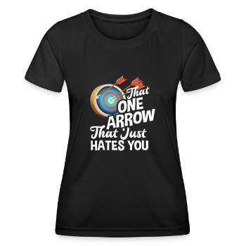 Archery Archery - Women's Functional T-Shirt - black - Front - AI Model Female 172 light (172cm)