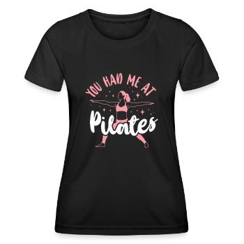 Pilates Instructor Teacher Girl - Women's Functional T-Shirt - black - Front - AI Model Female 172 light (172cm)