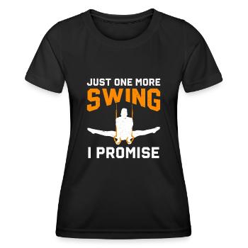 Ring Gymnastics Gymnastics - Women's Functional T-Shirt - black - Front - AI Model Female 172 light (172cm)