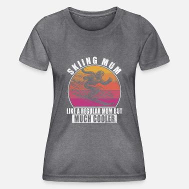 Sci Mamma Sciatore Mamma Maglietta sportiva per donna