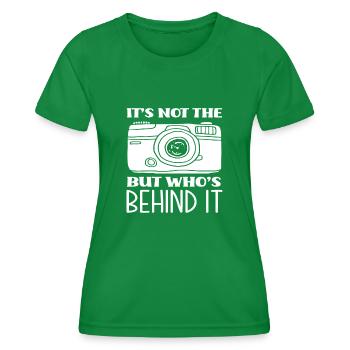 Photograph Erfahrung - Frauen Funktions-T-Shirt - Kelly Green - Vorne - AI Model Female 172 dark (172cm)