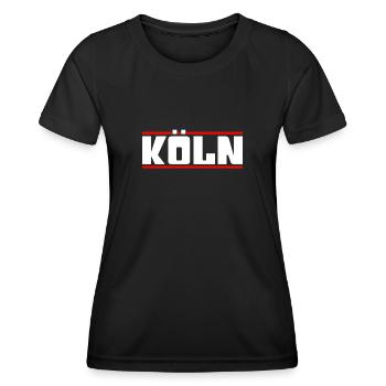 Cologne - T-shirt sport Femme - noir - Devant - AI Model Female 172 light (172cm)